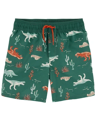 Kid Dinosaur Swim Trunks