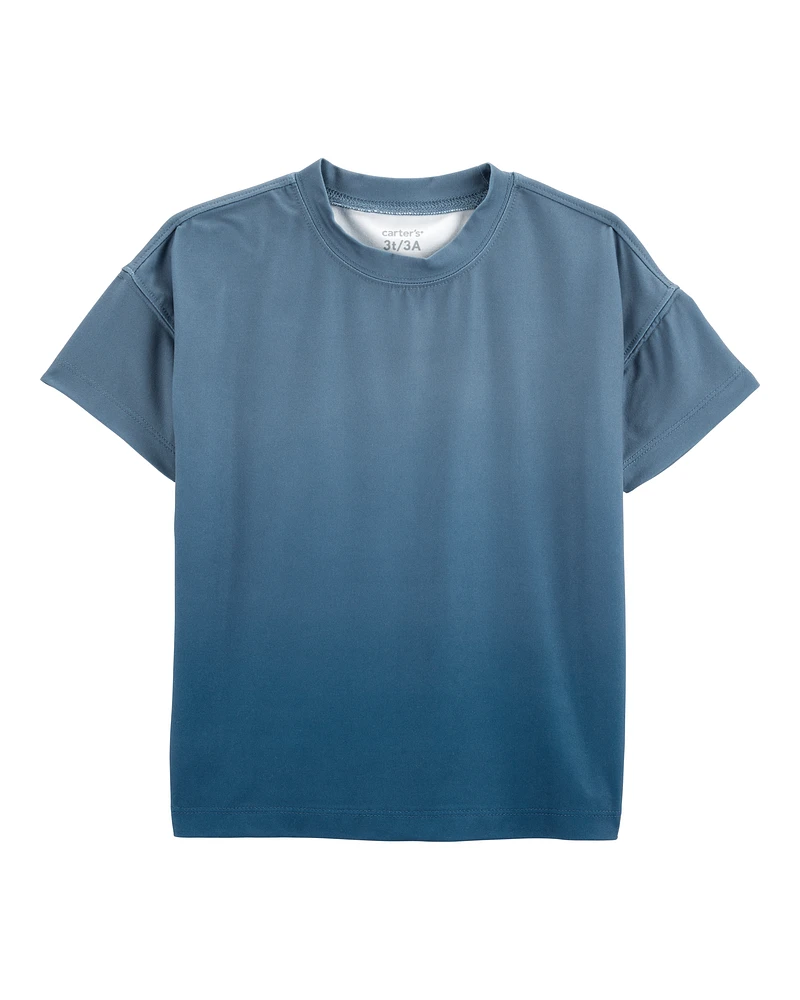 Toddler Ombre Knit Short-Sleeve Tee - Blue