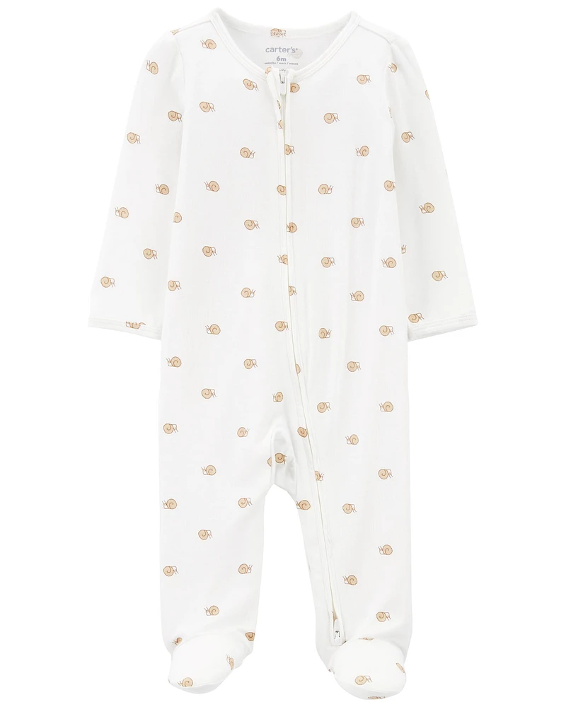 Zip-Up PurelySoft Sleeper Pyjamas