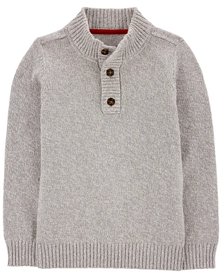 Kid Pullover Ribbed Sweater