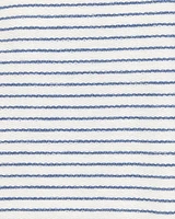 Baby 2-Piece Striped Tee & Shortall Set - Blue/White