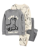 Baby 2-Piece Seal Chill Out Cotton Blend Pyjamas