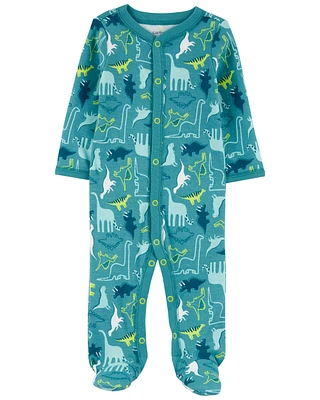 Dinosaur Snap-Up Footie Sleeper Pyjamas