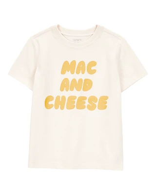 Toddler Mac & Cheese Short-Sleeve Graphic Tee - Ivory