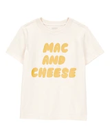 Toddler Mac & Cheese Short-Sleeve Graphic Tee - Ivory