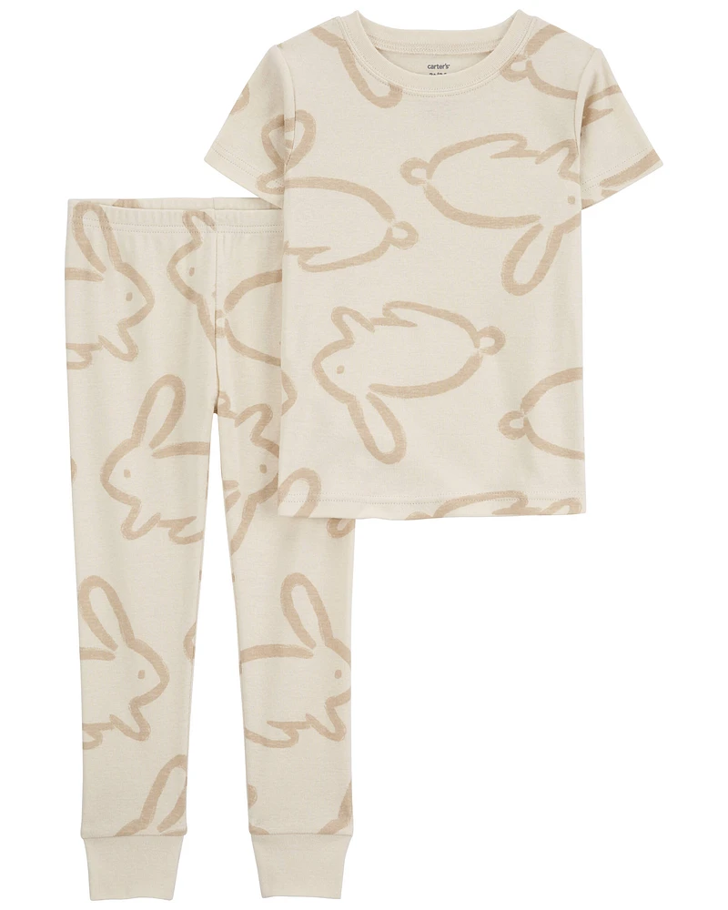 2-Piece Bunny 100% Snug Fit Cotton Pyjamas