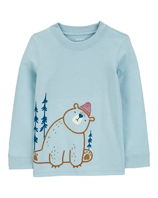 Toddler Winter Bear Graphic Tee