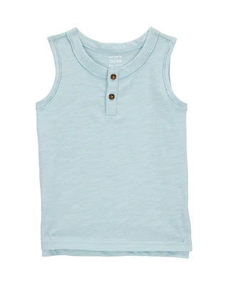 Toddler Sleeveless Slub Jersey Tank
