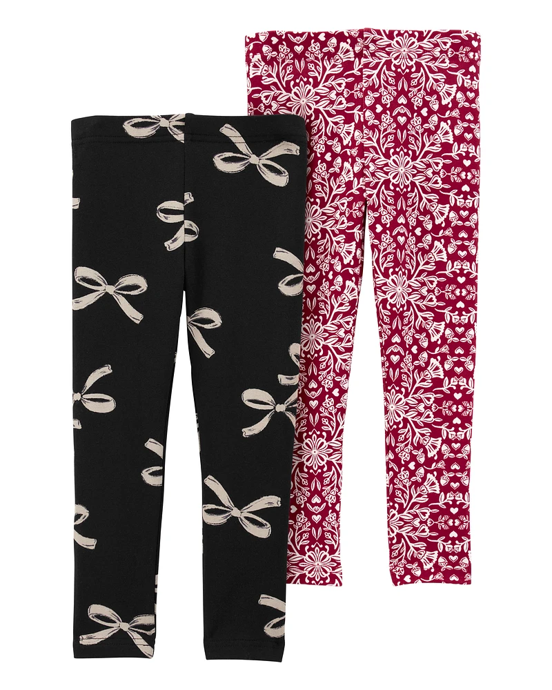 Toddler 2-Pack Holiday Leggings