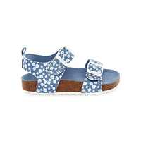 Toddler Daisy Buckle Footbed Sandals