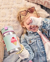 Spark Style Stainless Steel Straw Bottle