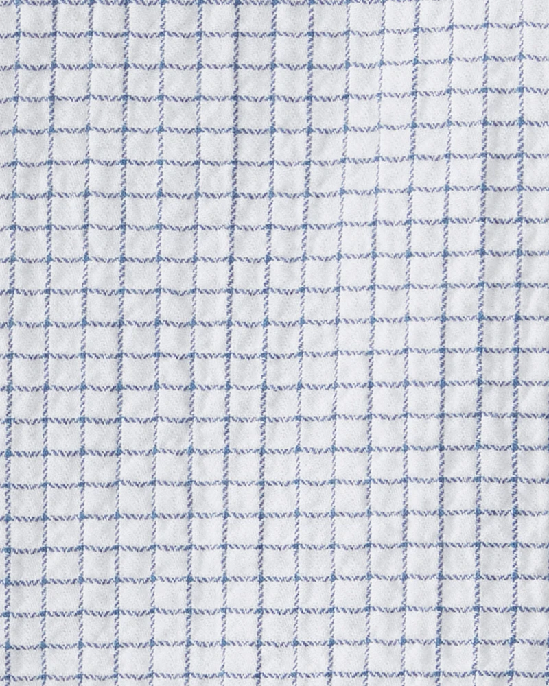 Baby 2-Piece Organic Cotton Gauze Checkered Set