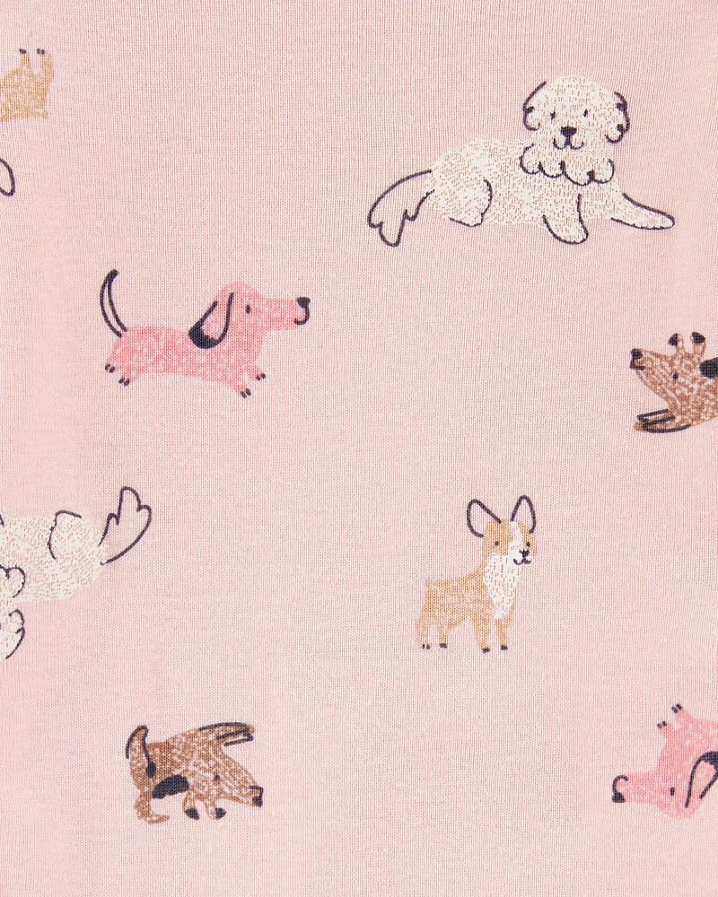 4-Pack Puppy Long Sleeve Bodysuits