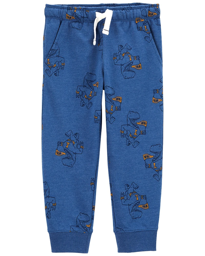 Dinosaur Pull-On French Terry Joggers