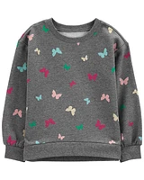 Butterfly Fleece Sweatshirt