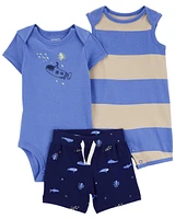 Baby 3-Piece Little Bodysuit Set