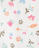 Baby Girl Floral Cotton Romper