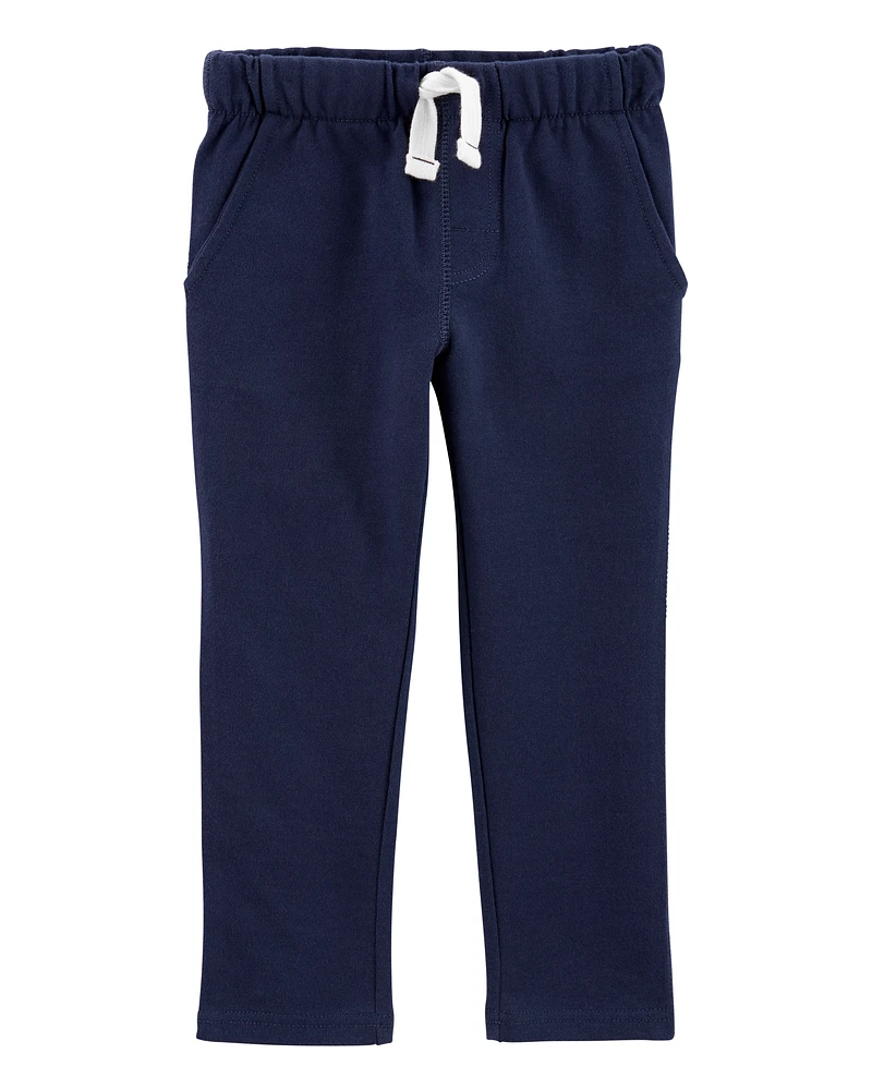 Pull-On French Terry Pants