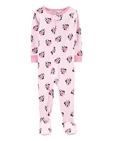 Toddler 1-Piece 100% Snug Fit Cotton Footie Pyjamas