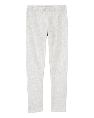 Kid Cozy Ribbed Leggings