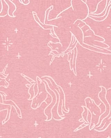 Kid 4-Piece Unicorn Cotton Pyjamas