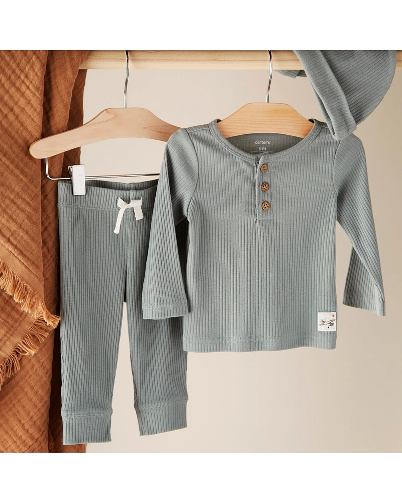 Baby 3-Piece Thermal Outfit Set