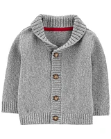 Baby Grey Knit Cardigan