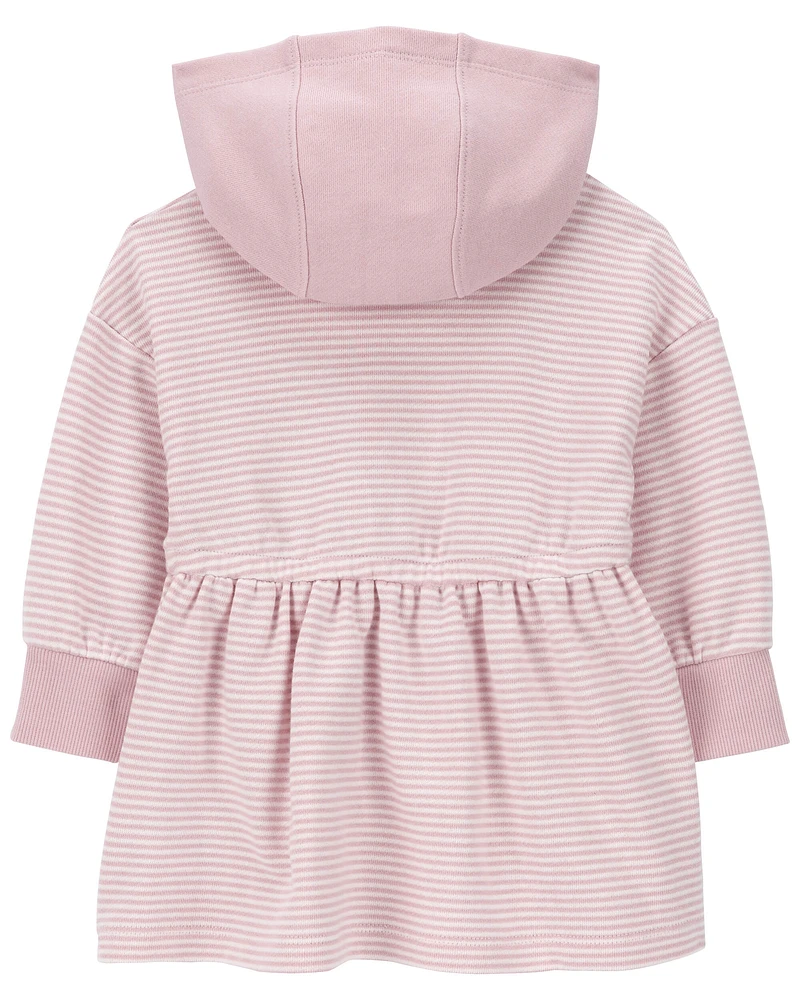 Baby Striped Hooded Dress