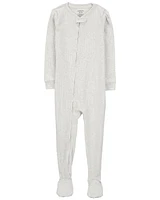 Toddler 1-Piece Cotton Blend Footie Pyjamas