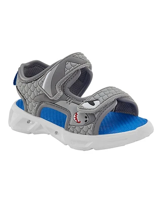 Toddler Shark Light Up Sandals
