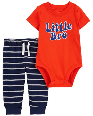 2-Piece Little Bro Bodysuit Pant Set