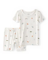 Toddler 2-Piece Camp Print PurelySoft Pajamas