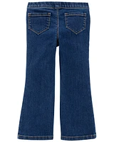 Baby Flare Pull-On Denim Jeans