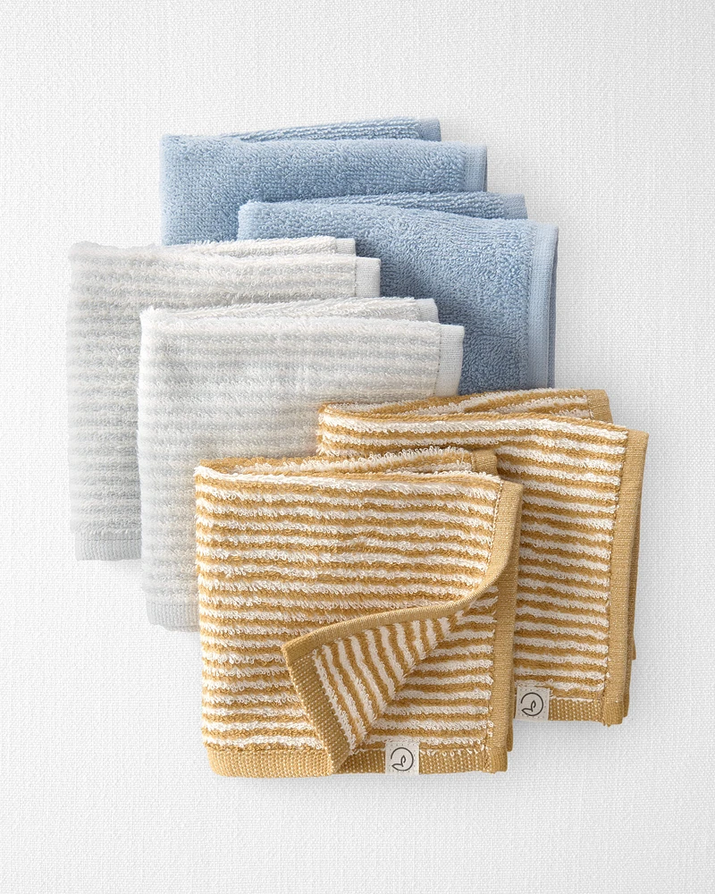 Baby 6-Pack Organic Cotton Washcloths