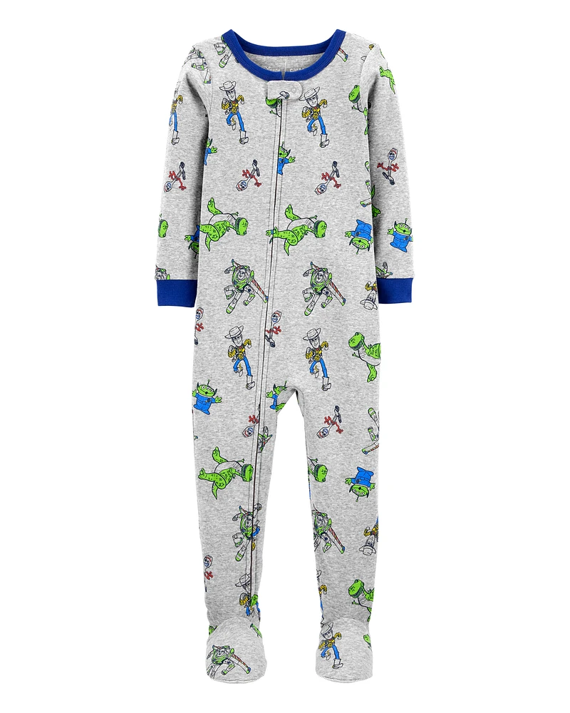 Toddler 1-Piece Toy Story 100% Snug Fit Cotton Pyjamas