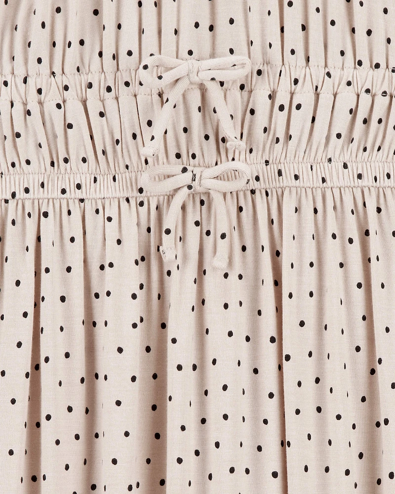 Kid Polka Dot Viscose Dress