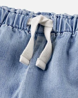 Toddler Organic Cotton Chambray Pants