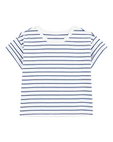 Kid Striped Short-Sleeve Fashion Top