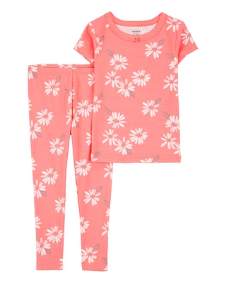 Toddler 2-Piece Floral 100% Snug Fit Cotton Pyjamas