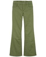 Flare Pull-On Twill Pants