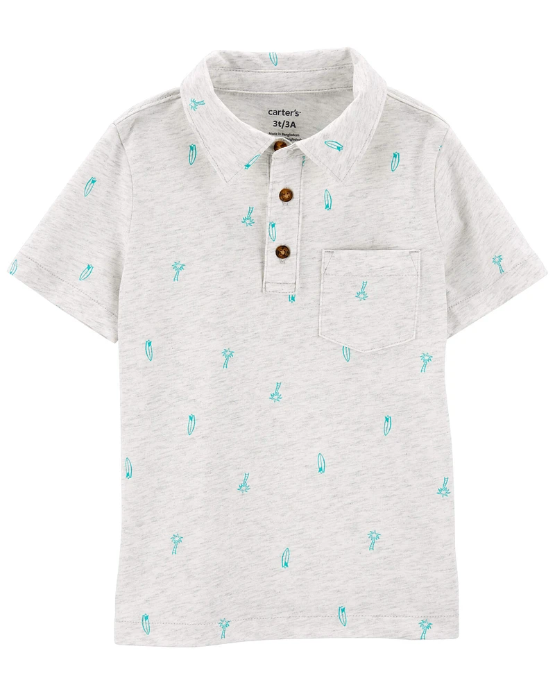 Printed Polo Shirt