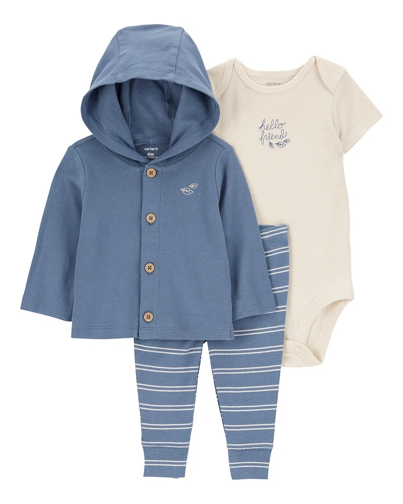 Baby 3-Piece Little Cardigan Set