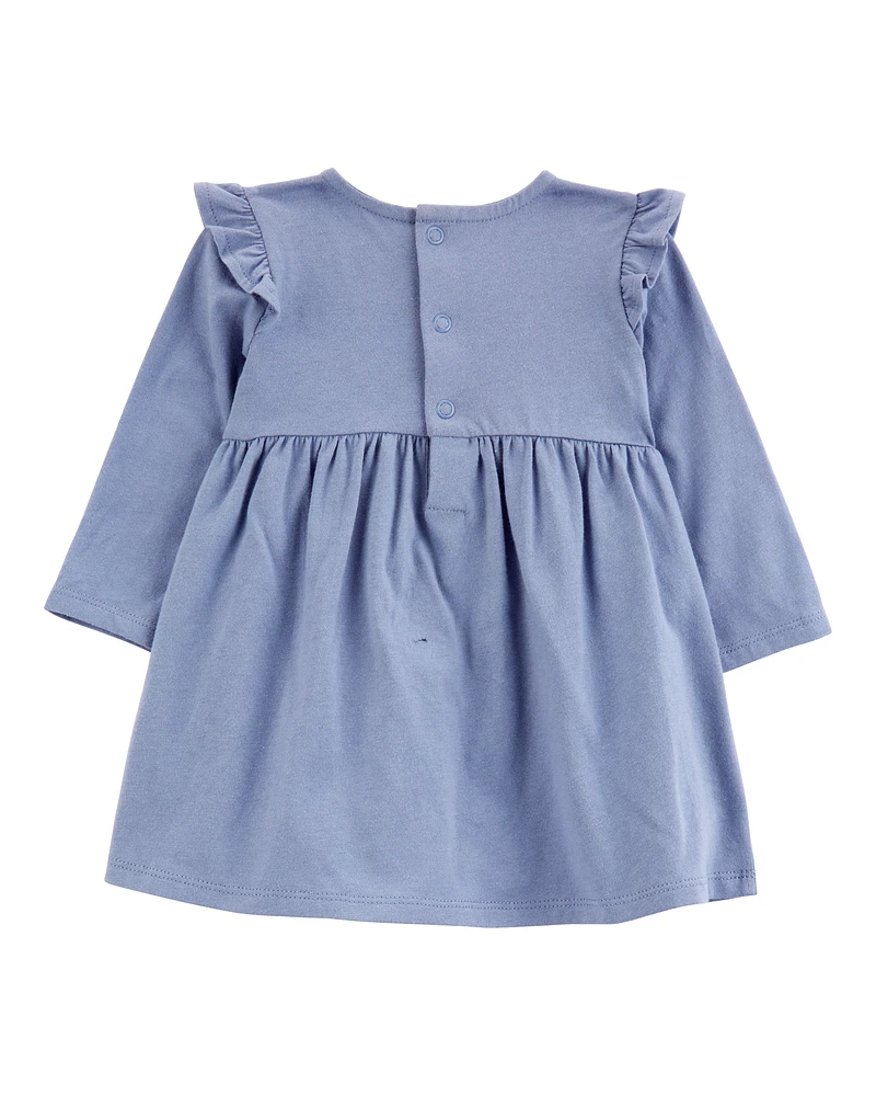 Baby Eyelet Chambray Dress