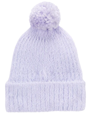 Kid Foldover Pom Beanie