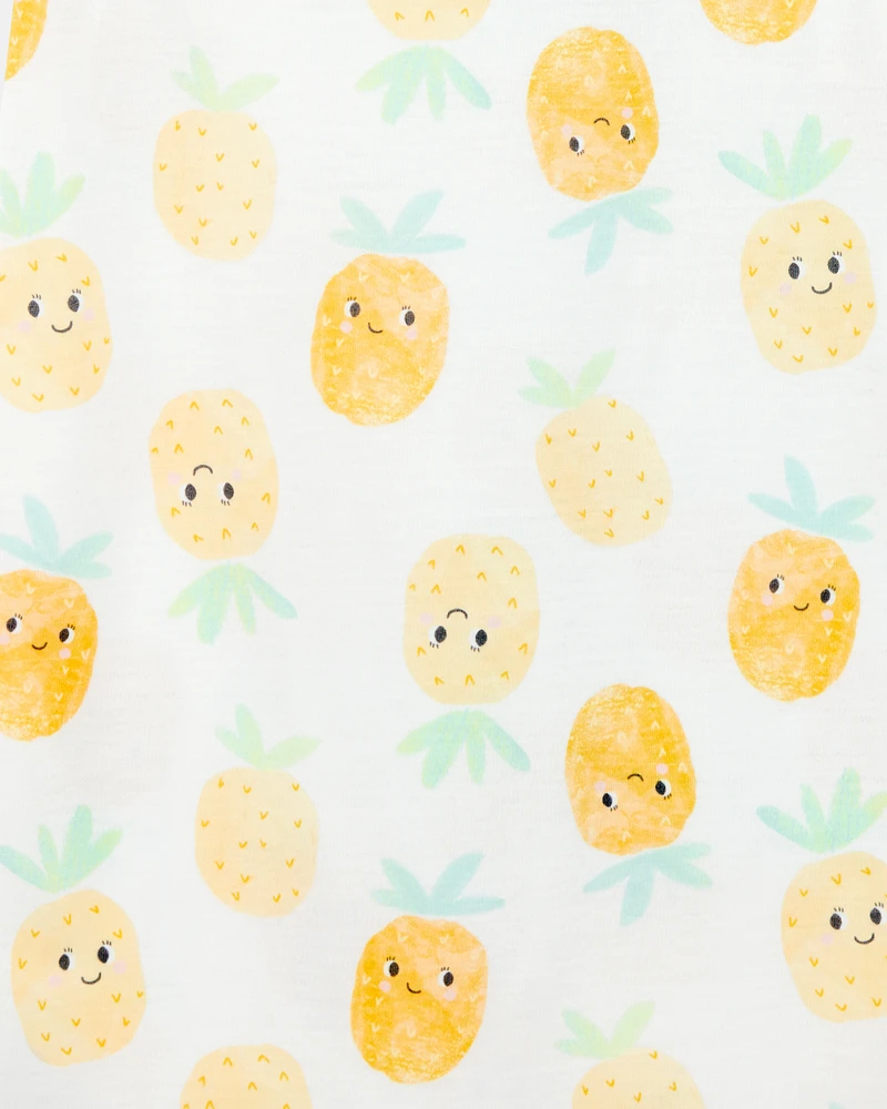 Girls 2-Pack Pineapple Nightgowns