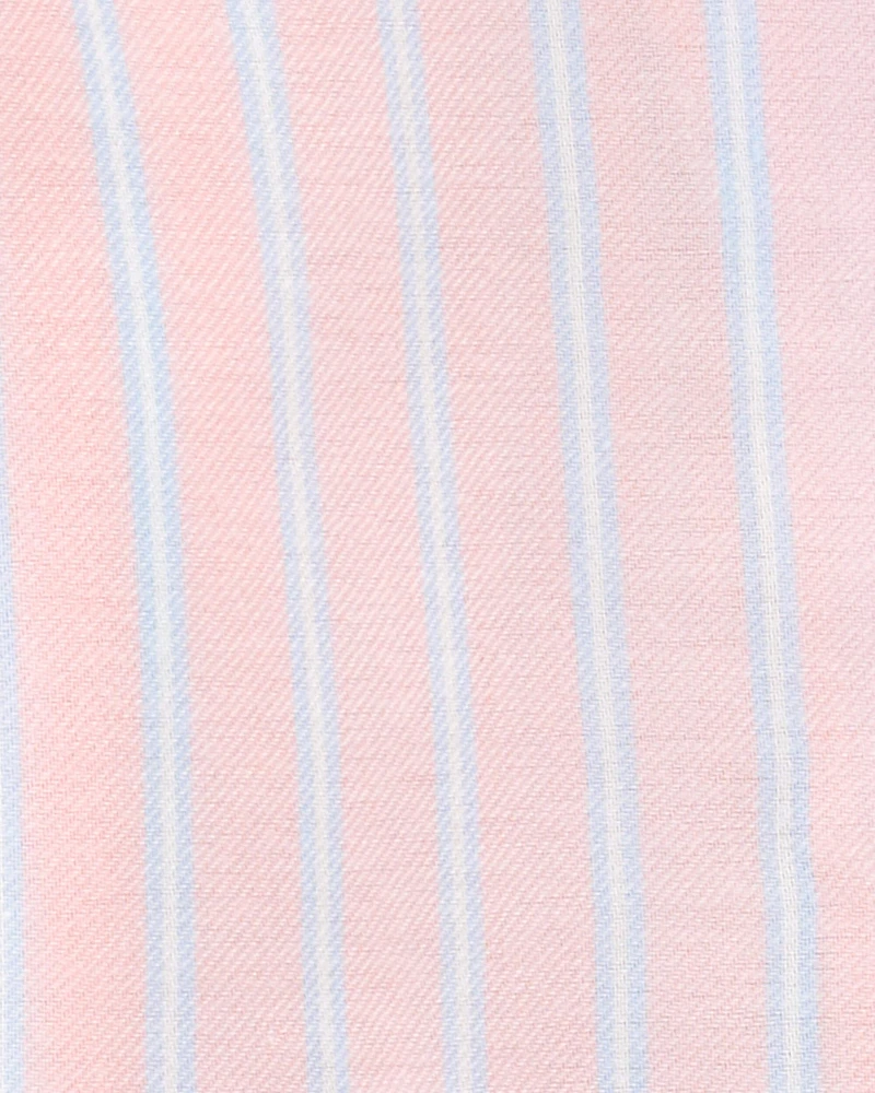 Kid Striped Loose Fit 2-Piece Pyjamas - Purple