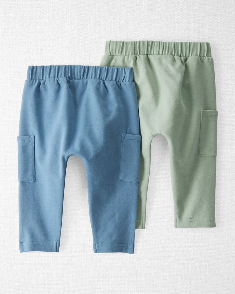 Baby 2-Pack Organic Cotton French Terry Joggers