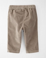 Baby Organic Cotton Corduroy Drawstring Pants