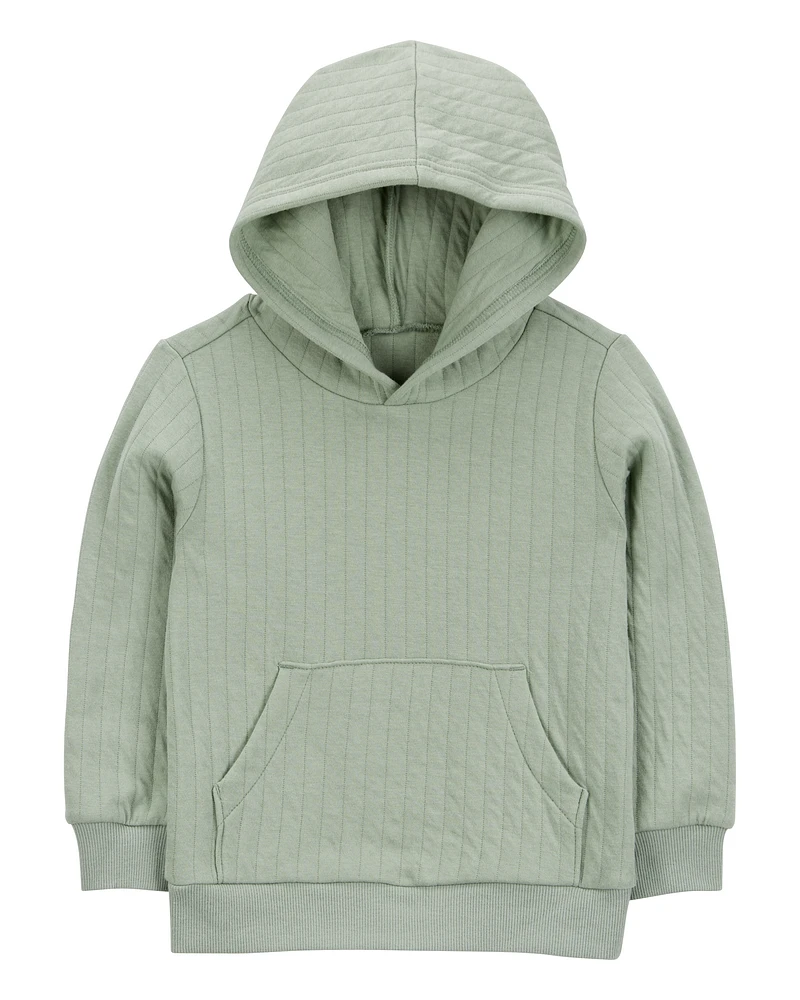 Toddler Pullover Doubleknit Hoodie - Green