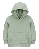 Toddler Pullover Doubleknit Hoodie - Green